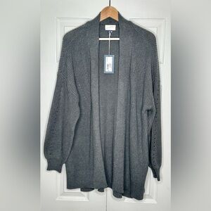 NWT Universal Thread Charcoal Women's Cardigan - Size XL
